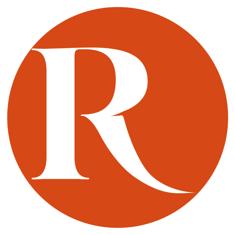 RUMORS_PITTOGRAMMA_CERCHIO ARANCIO_R BIANCA